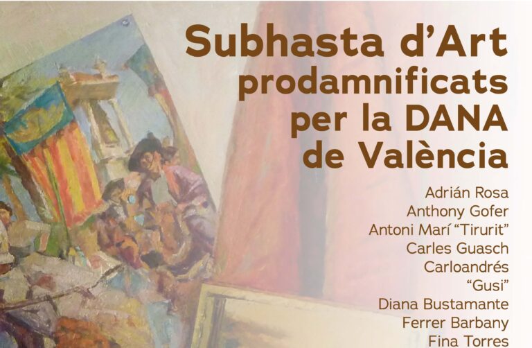 La Fundació Carloandrés organitza una exposició i subhasta pro damnificats de la DANA de València